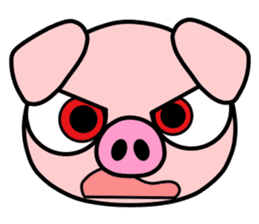 Smiley Pig sticker #11917563