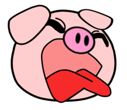 Smiley Pig sticker #11917565