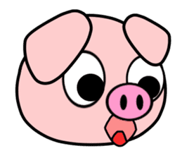 Smiley Pig sticker #11917569