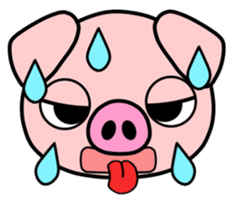 Smiley Pig sticker #11917573