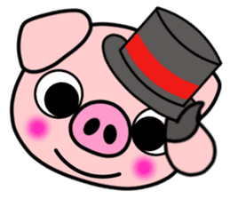 Smiley Pig sticker #11917577