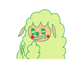 Fluffy lambs part2 sticker #11917591