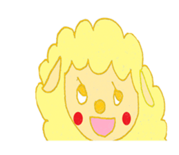 Fluffy lambs part2 sticker #11917593