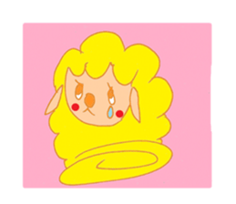 Fluffy lambs part2 sticker #11917597