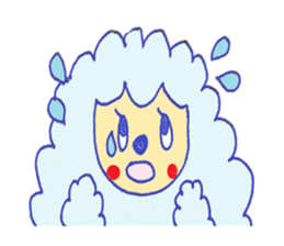 Fluffy lambs part2 sticker #11917600