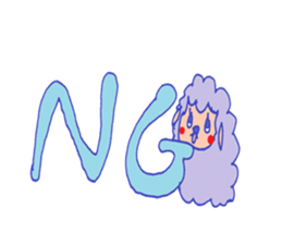 Fluffy lambs part2 sticker #11917605