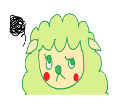 Fluffy lambs part2 sticker #11917608