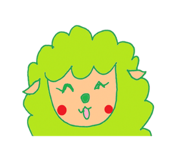 Fluffy lambs part2 sticker #11917615