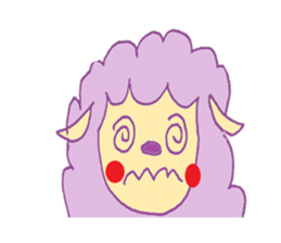 Fluffy lambs part2 sticker #11917616