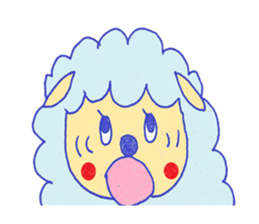 Fluffy lambs part2 sticker #11917617