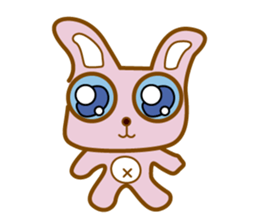 big eye animals sticker #11918861