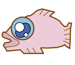 big eye animals sticker #11918872