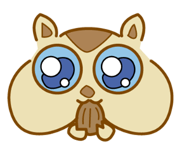 big eye animals sticker #11918873