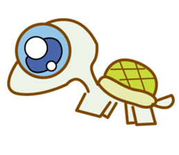 big eye animals sticker #11918875