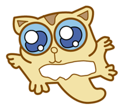 big eye animals sticker #11918879