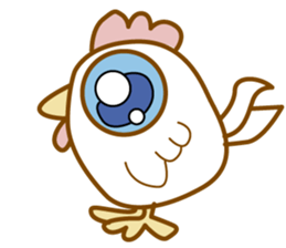 big eye animals sticker #11918881