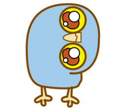 big eye animals sticker #11918885