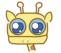 big eye animals sticker #11918891