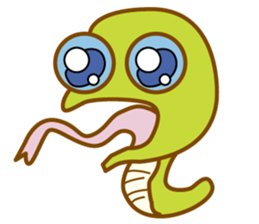 big eye animals sticker #11918892