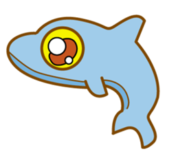 big eye animals sticker #11918896