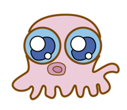 big eye animals sticker #11918898