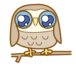 big eye animals sticker #11918900