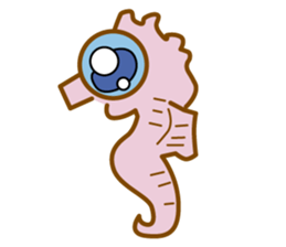 big eye animals sticker #11918901