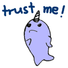 Narw in Arctic V.2 sticker #11919202