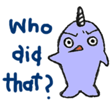 Narw in Arctic V.2 sticker #11919204