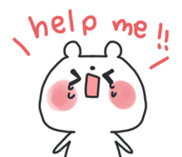 The lovely bear 3 sticker #11919228