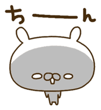 Cute supposed to rabbit. sticker #11919336