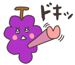 Talking FRUITS sticker #11919624