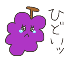 Talking FRUITS sticker #11919625