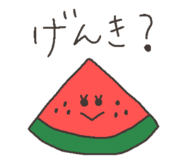 Talking FRUITS sticker #11919626