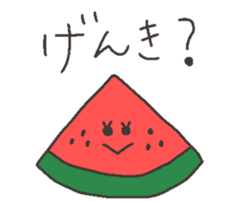 Talking FRUITS sticker #11919626