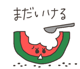 Talking FRUITS sticker #11919628
