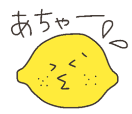 Talking FRUITS sticker #11919633