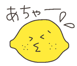 Talking FRUITS sticker #11919633