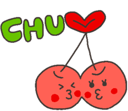 Talking FRUITS sticker #11919639