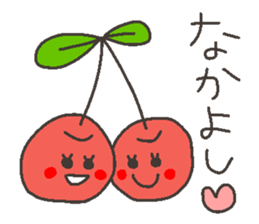 Talking FRUITS sticker #11919641