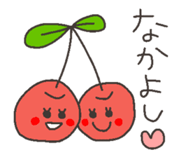 Talking FRUITS sticker #11919641