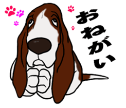 Basset hound 9(dog) sticker #11919716