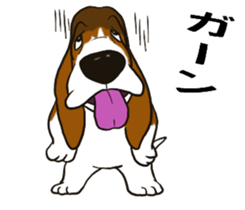 Basset hound 9(dog) sticker #11919718