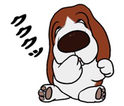 Basset hound 9(dog) sticker #11919719