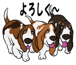 Basset hound 9(dog) sticker #11919737