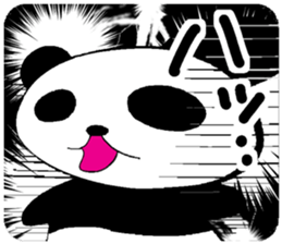 Panda in the wall sticker #11919911