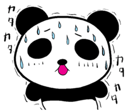 Panda in the wall sticker #11919914