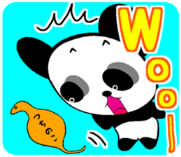 Panda in the wall sticker #11919918