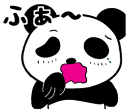 Panda in the wall sticker #11919920