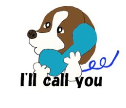 Dog man series sticker #11920180